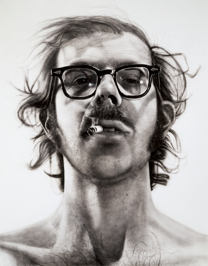 Big Self-Portrait (1967-1968) by Chuck Close